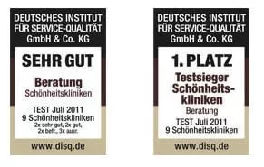 Brustchirurgie Heidelberg Proaesthetic Siegel disq 